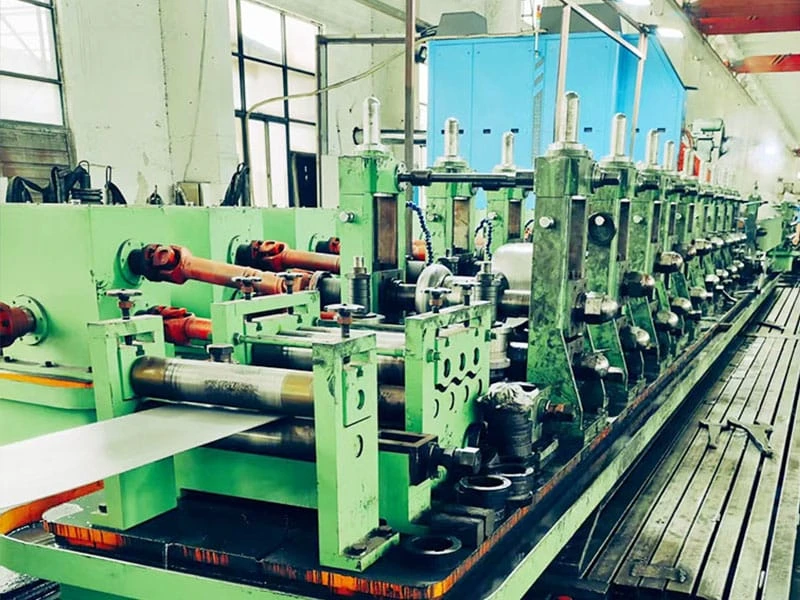 ACA-ERW TUBEMILL Machinery Working at China customer factory