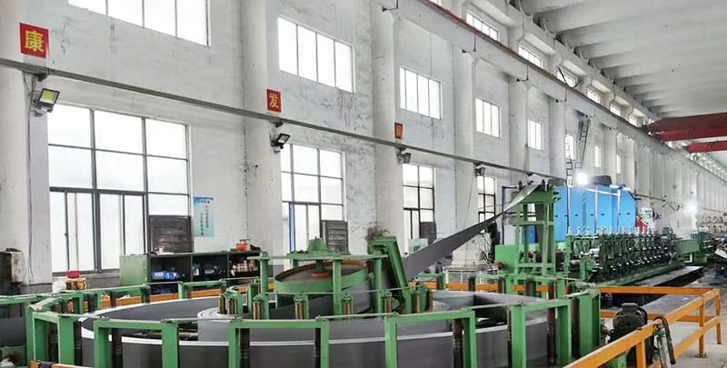 ACA-ERW TUBEMILL Machinery Working at China customer factory