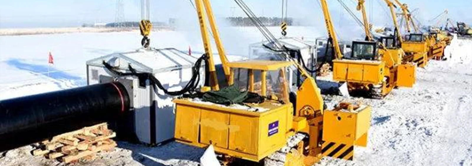PipeLine Construction Equipment Application 