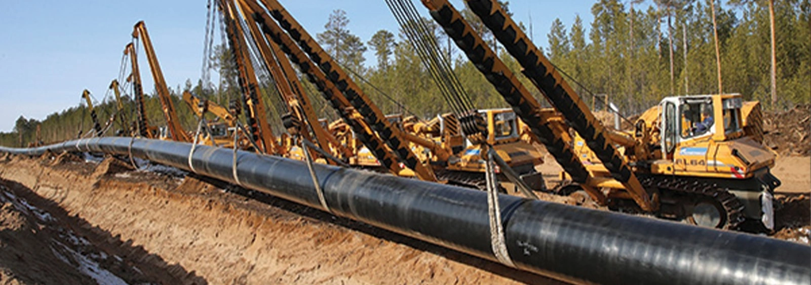 PipeLine Construction Equipment Application 