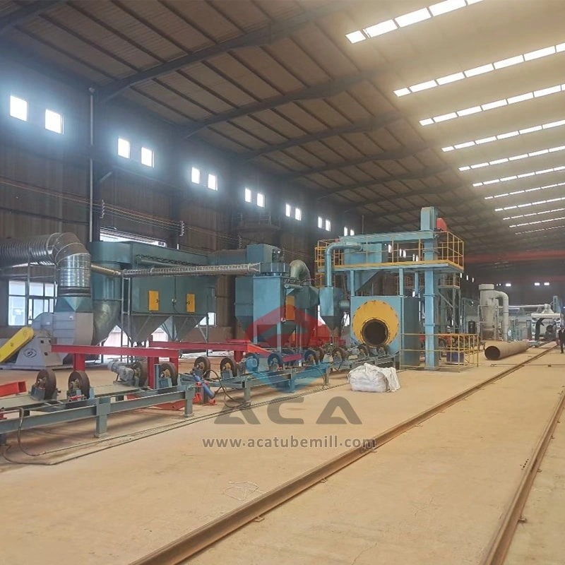 Steel Pipe shot Inner blasting Machinery