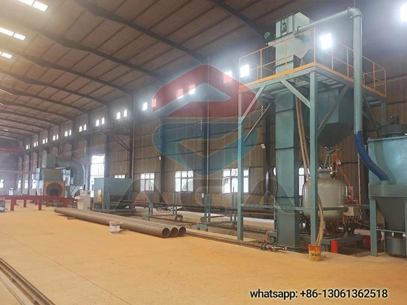 Steel Pipe shot Inner blasting Machinery