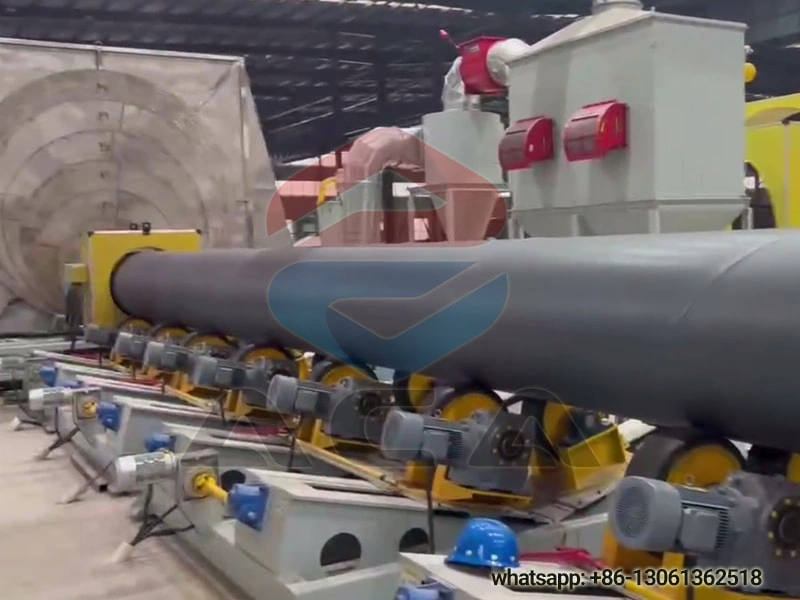 3PE Coated Pipe Line 