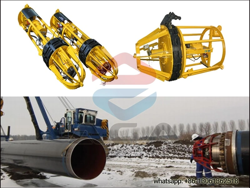 Oil and gas pipeline construction docking device
