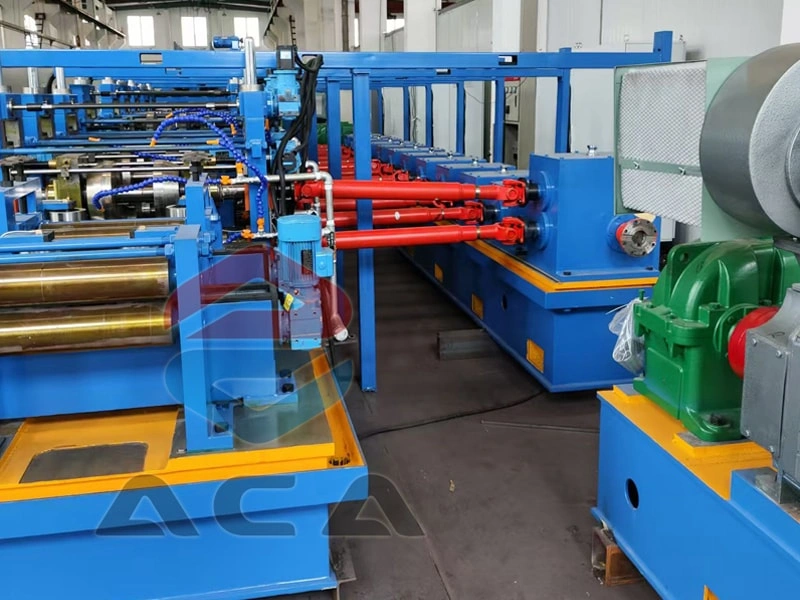 ERW Tube Mill Production line is installation at domestic's factory