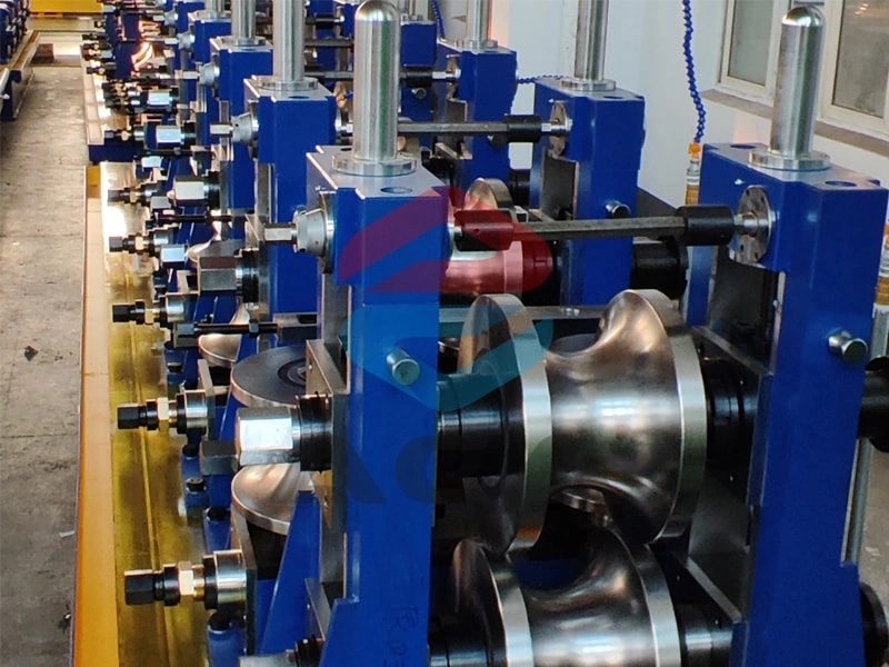 HF Welded Pipe Production Line Operating at User's Factory